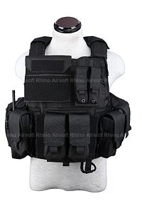 PANTAC Force Recon Vest Land (Black / M / CORDURA)