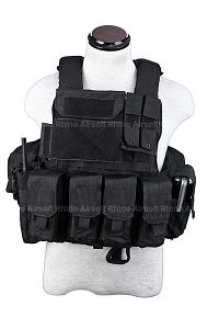 View PANTAC Force Recon Vest Land (Black / Small / CORDURA) details