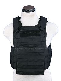 View Pantac Molle Tactical Plate Carrier Full Set (Black / Medium / Cordura) details